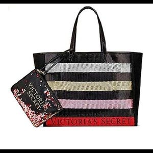 Victoria Secret Sequined Bling Bag. No wristlet included. New in bag.